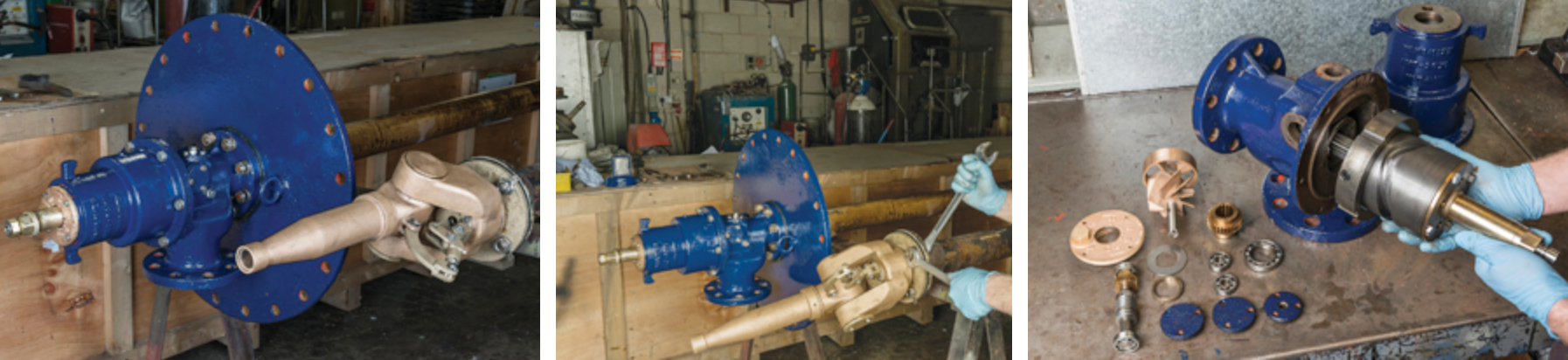 TCRS tank cleaning machines technical support and repairs